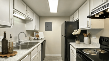 **Upgraded cabinetry and hardware